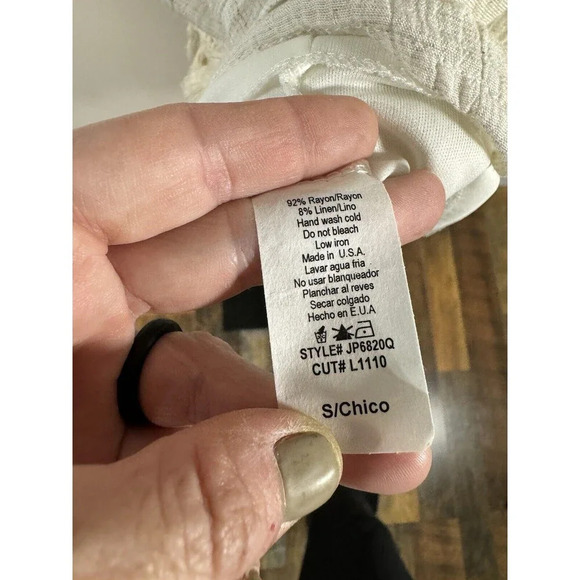 KARLIE WOMEN'S SIZE S Beige ROMPER SLEEVless MINI with POCKETS Party Cocktail - Picture 6 of 7